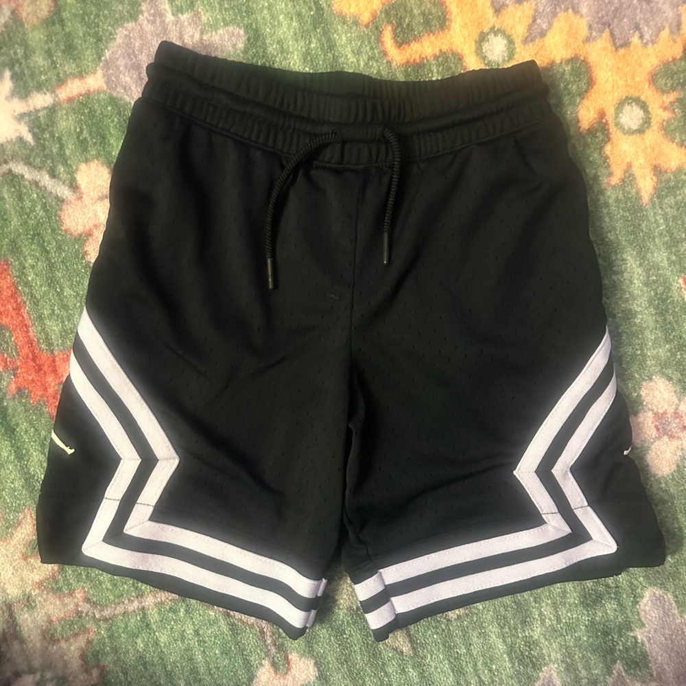 Jordan Black and White Athletic Shorts